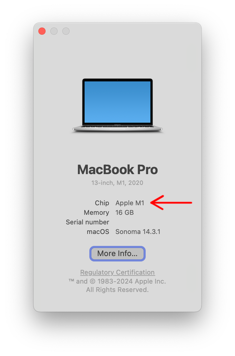 "Finding the About This Mac menu item"!